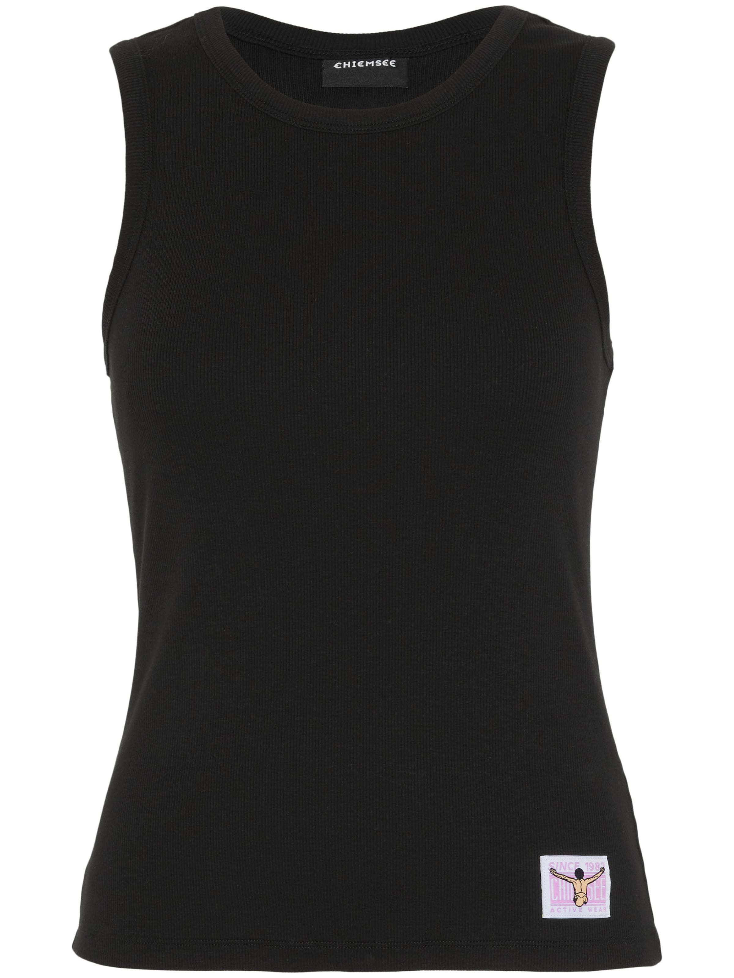 CHIEMSEE Top in Schwarz: Vorderseite