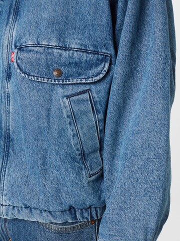 LEVI'S ® Prehodna jakna 'Rancher Sherpa Trucker' | modra barva