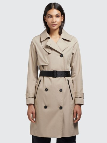 khujo Between-seasons coat 'Sarina' in Beige: front