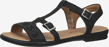 RICOSTA - Sandalias 'Bella' en negro: frente