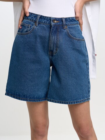 BIG STAR Loosefit Shorts 'Satoko' in Blau