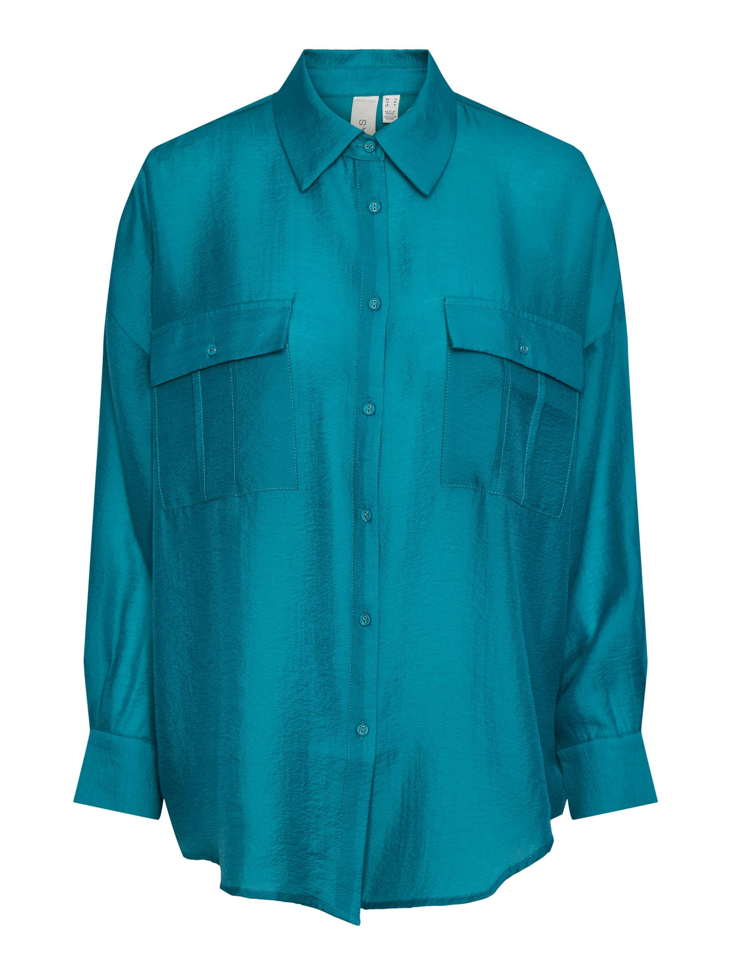 YAS Blouse 'Sirona' in Blue: front