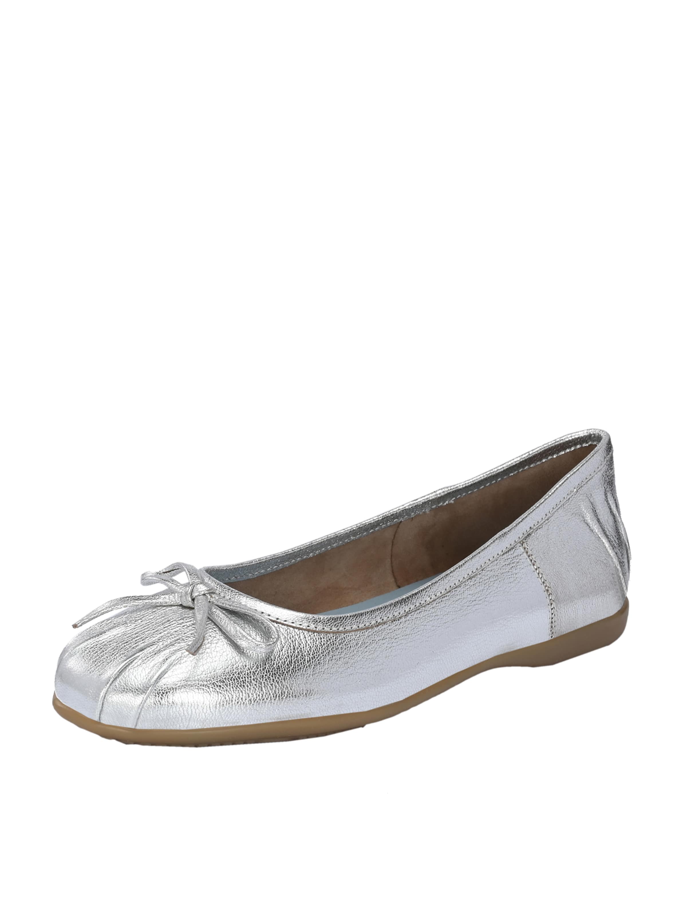 FREUDE Ballerina 'ALTEA' in Silver: front
