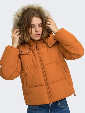 ONLY Winter jacket 'ONLJuta' in Brown