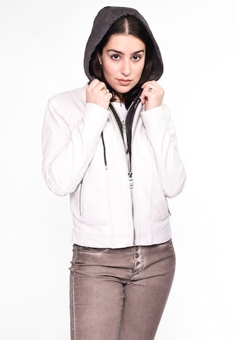 Maze Between-Season Jacket ' Mico ' in White: front