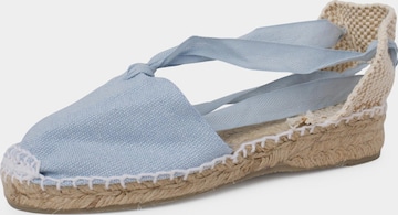 Sandales Pisamonas en bleu : devant
