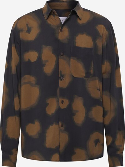 Wax London Overhemd in de kleur Bruin / Kaki / Zwart, Productweergave