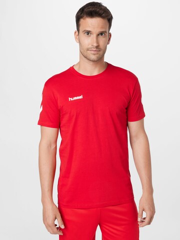 Maglia funzionale di Hummel in rosso: frontale