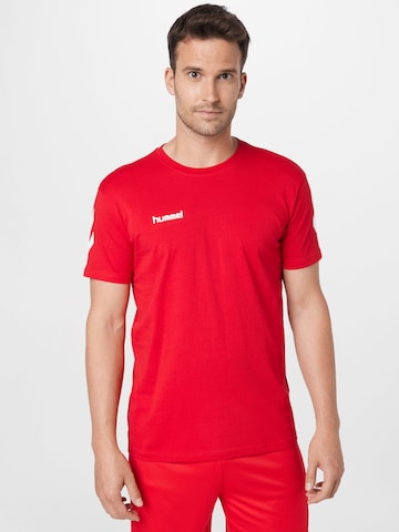 Hummel Functioneel shirt in Rood: voorkant