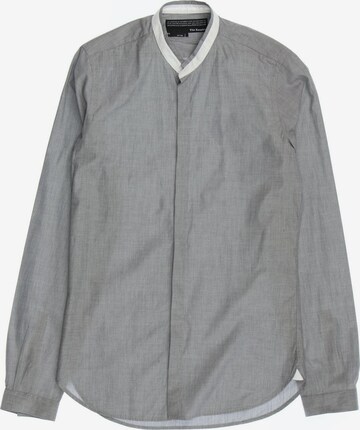 The Kooples Button Up Shirt in XS in Grey: front