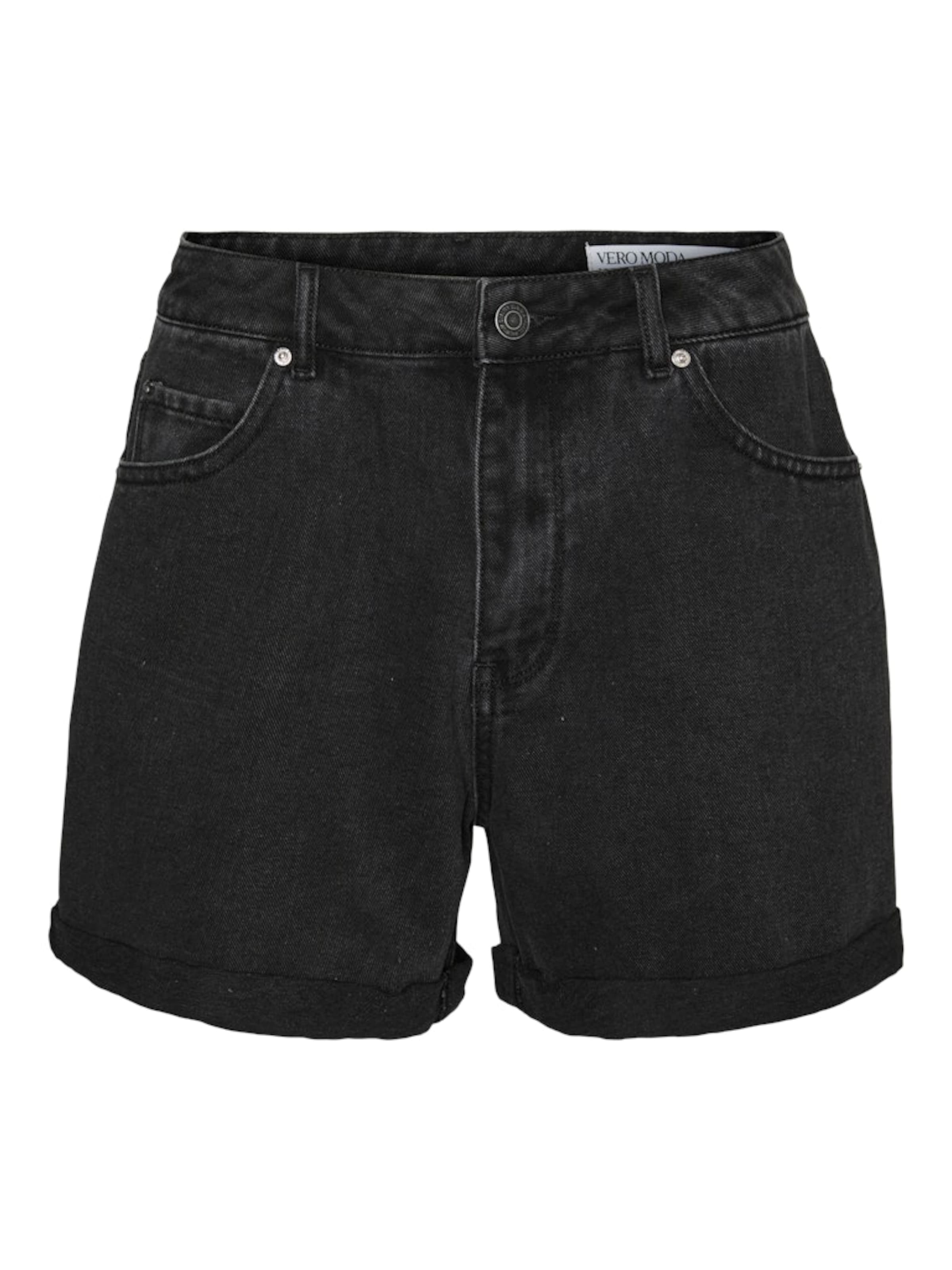 VERO MODA Regular Jeans in Black: front