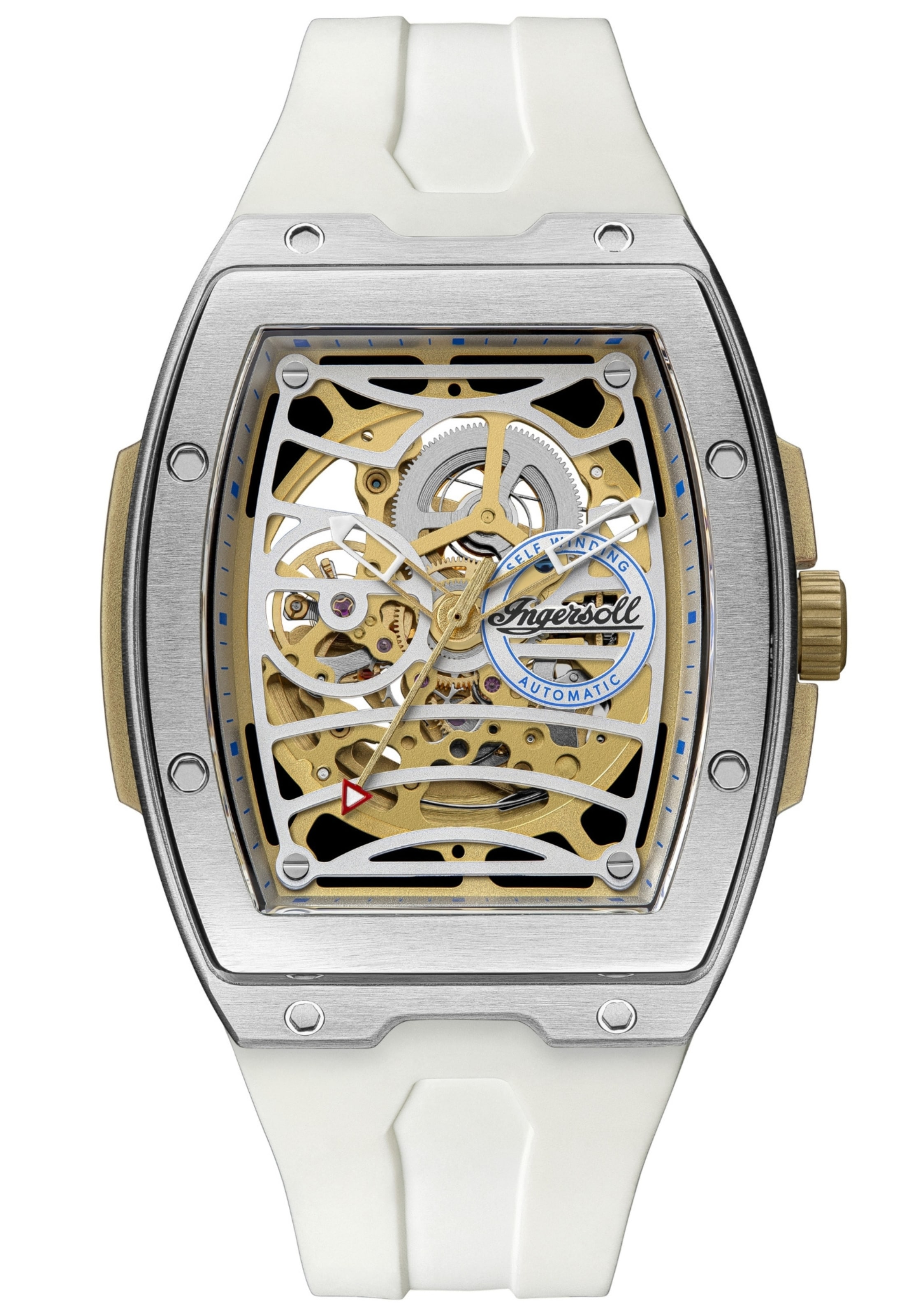 INGERSOLL Analog watch 'The Challenger' in White: front