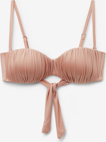 CALZEDONIA Bikini Top in Pink: front