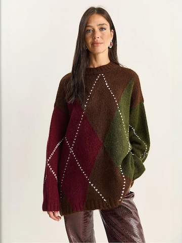 Bianco Lucci Pullover 'Pullover'‌‌‌ in Rot