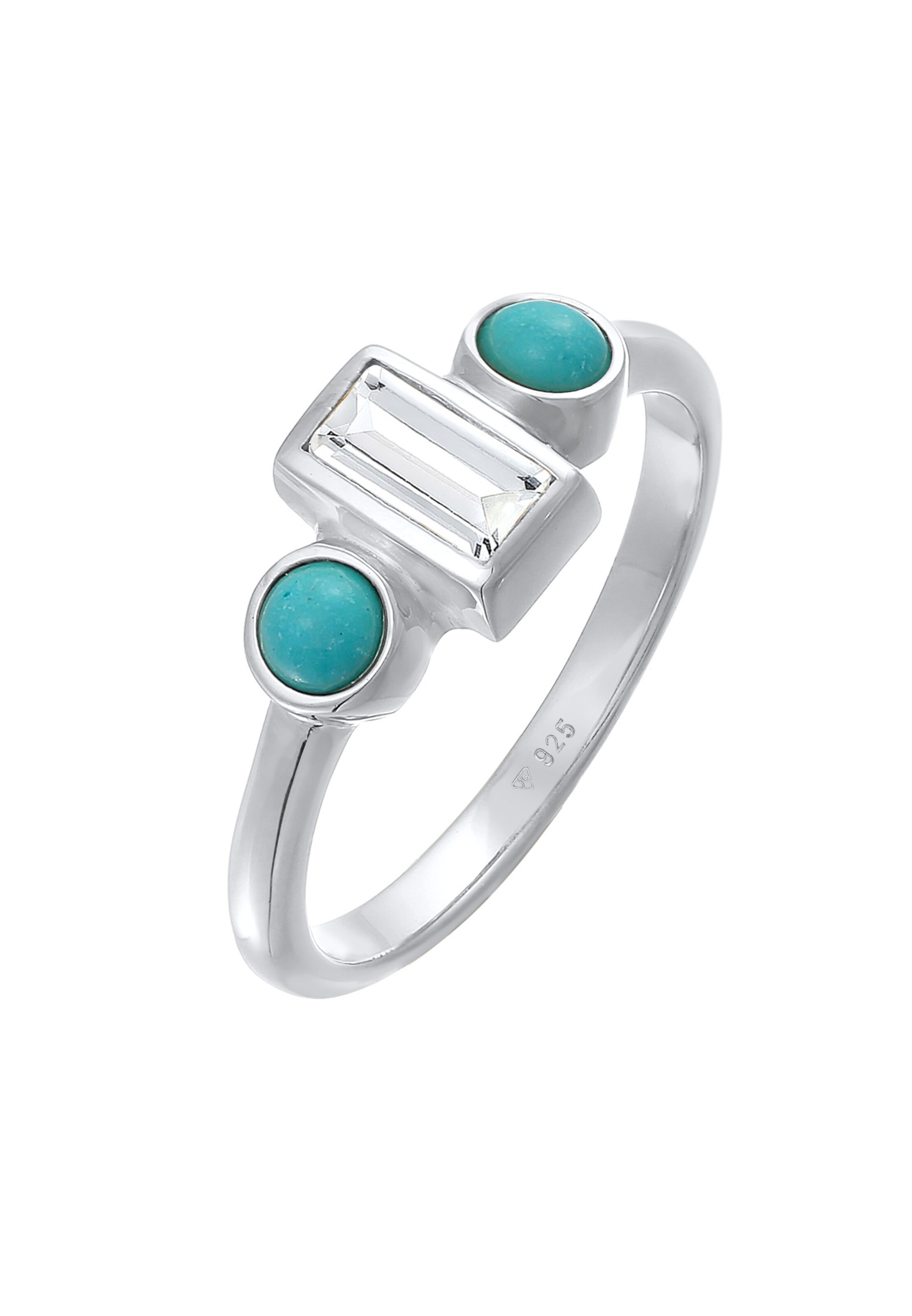 Bague ELLI PREMIUM en argent : devant