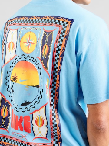 Nike Sportswear Shirt 'PALM TREE' in Blauw