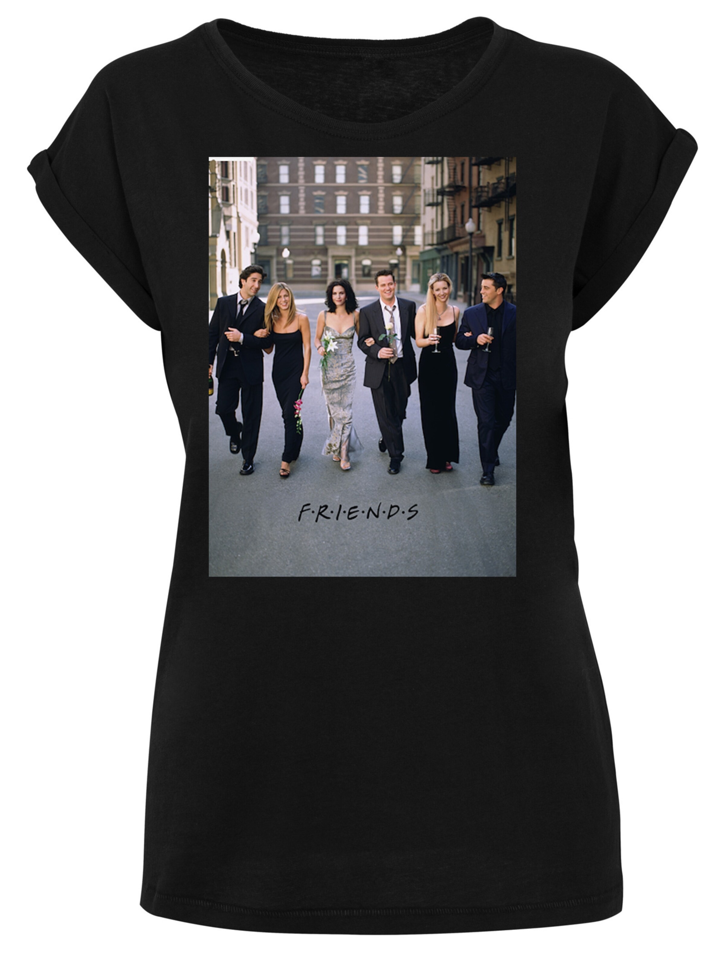 Frauen Shirts & Tops F4NT4STIC Shirt 'FRIENDS' in Schwarz - DG49721 Frauen Shirts & Tops F4NT4STIC Shirt 'FRIENDS' in Schwarz - DG49721