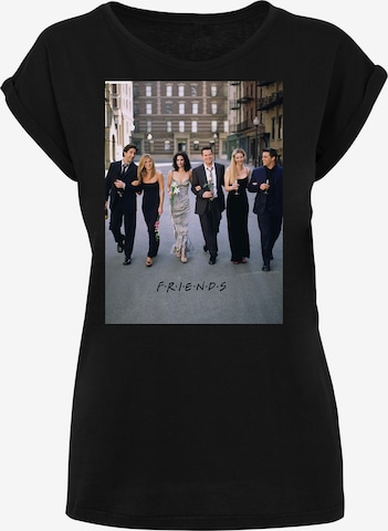 F4NT4STIC Shirt 'Friends TV Serie' in Black: front