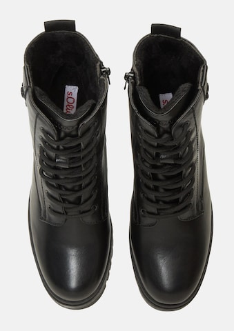 Bottes s.Oliver en noir : au dessus