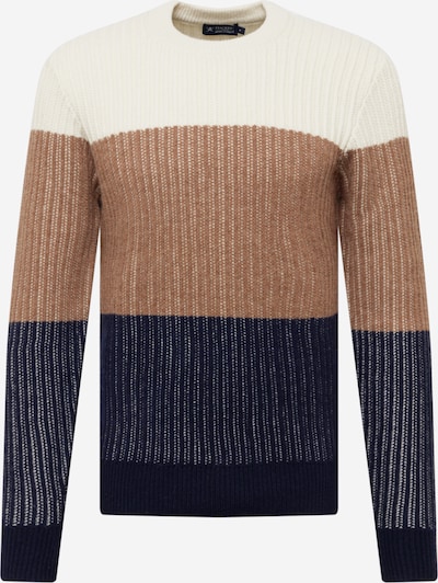 Hackett London Sweater in Dark blue / Brown / natural white, Item view