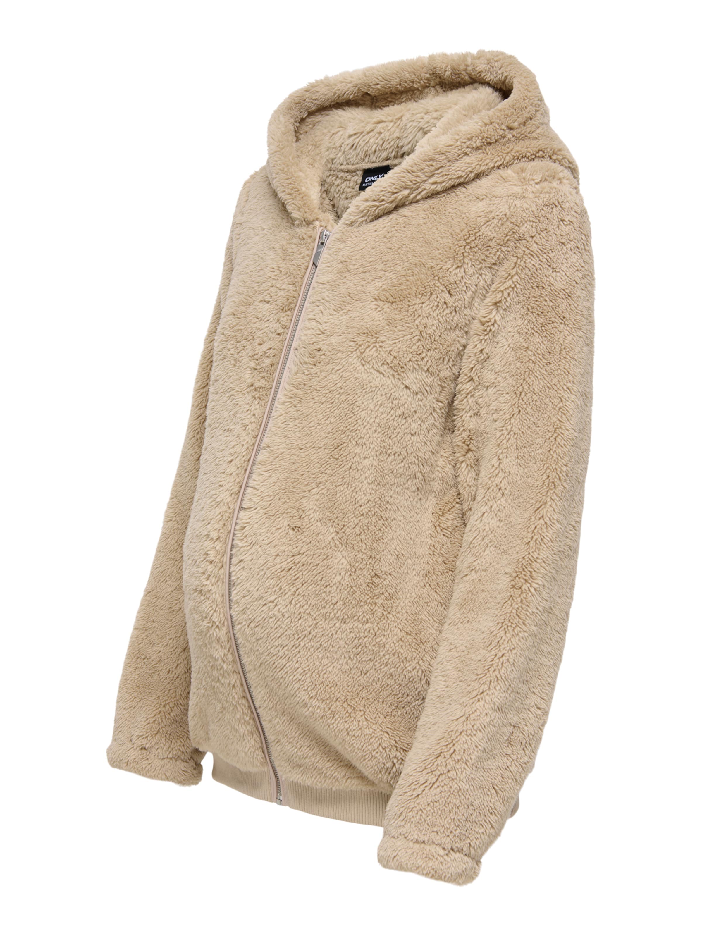 Only Maternity Φθινοπωρινό και ανοιξιάτικο μπουφάν 'OLMNewanna' σε μπεζ: μπροστά
