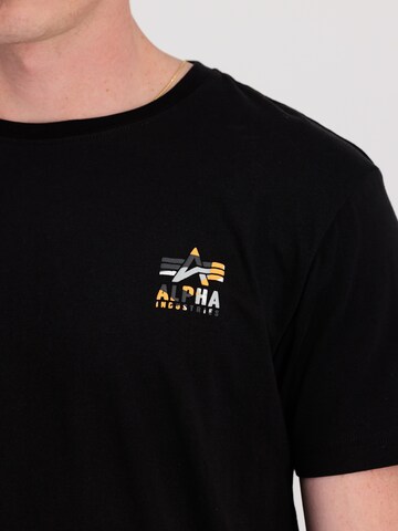 ALPHA INDUSTRIES T-Shirt in Schwarz