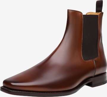 SHOEPASSION Chelsea Boots 'No. 6627' in Brown: front