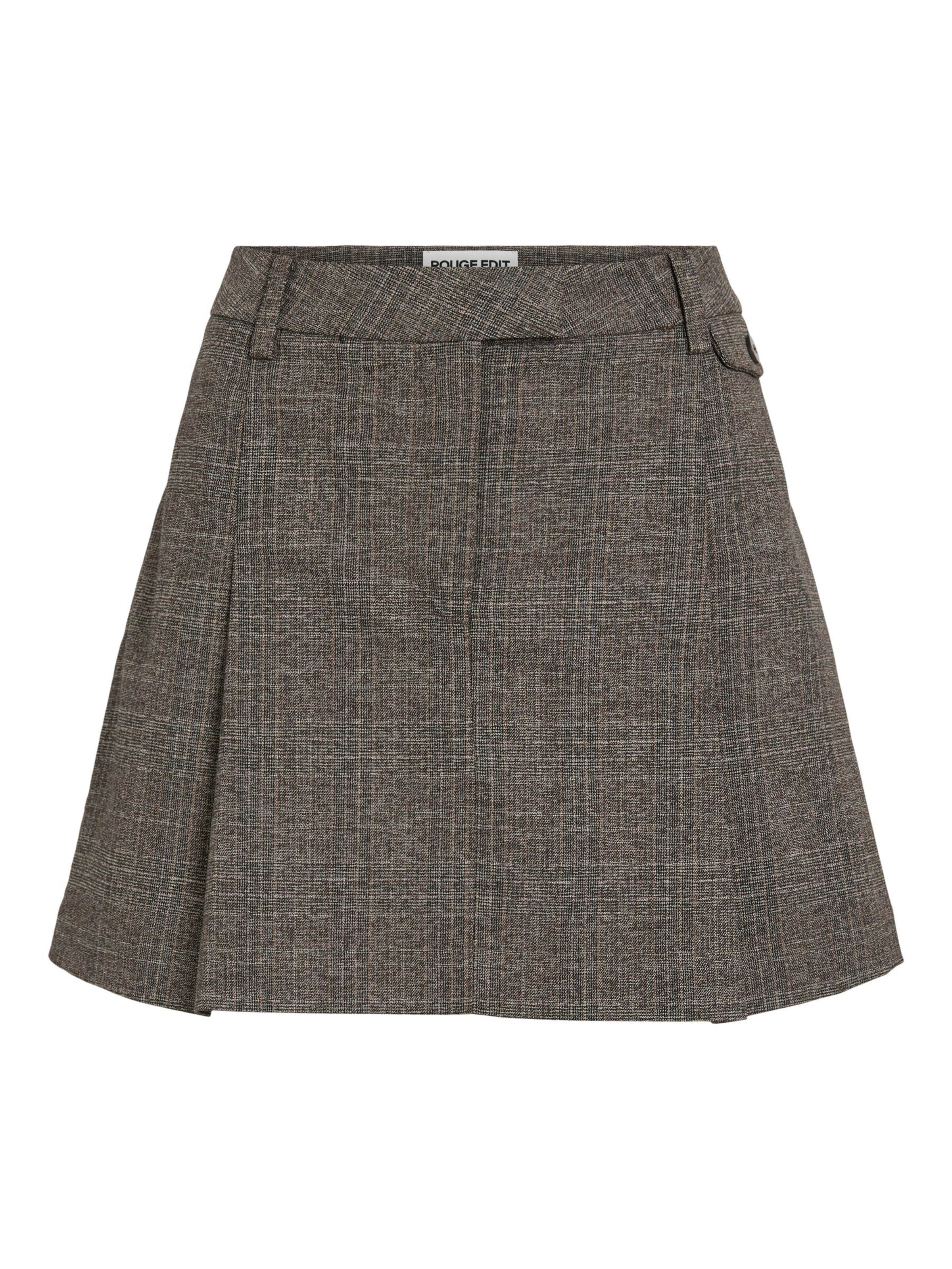 ROUGE EDIT Skirt in Brown: front