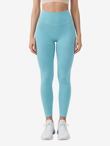 Yesfashion Skinny Sporthose in Blau: Vorderseite