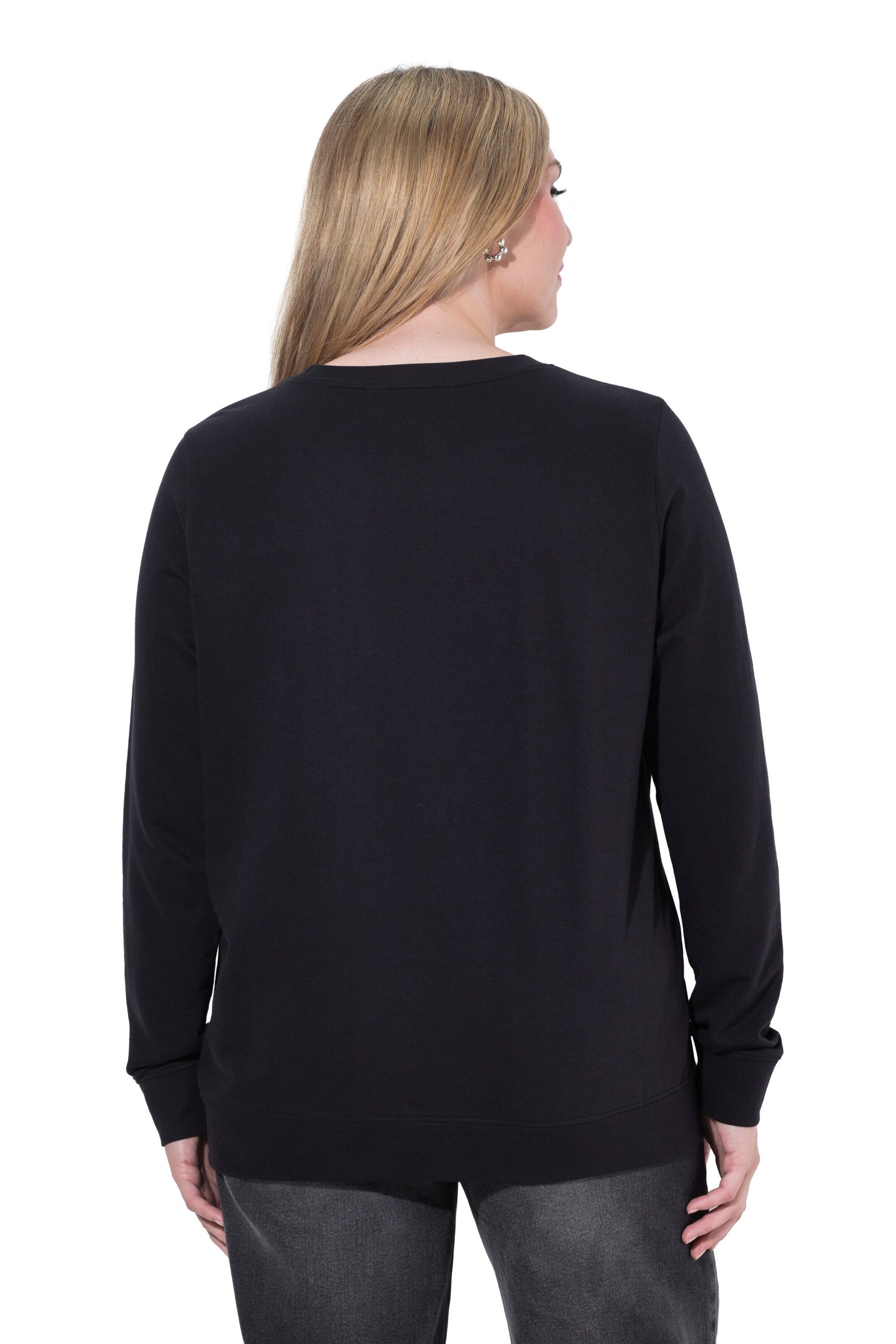 MIAMODA Sweatshirt in Black