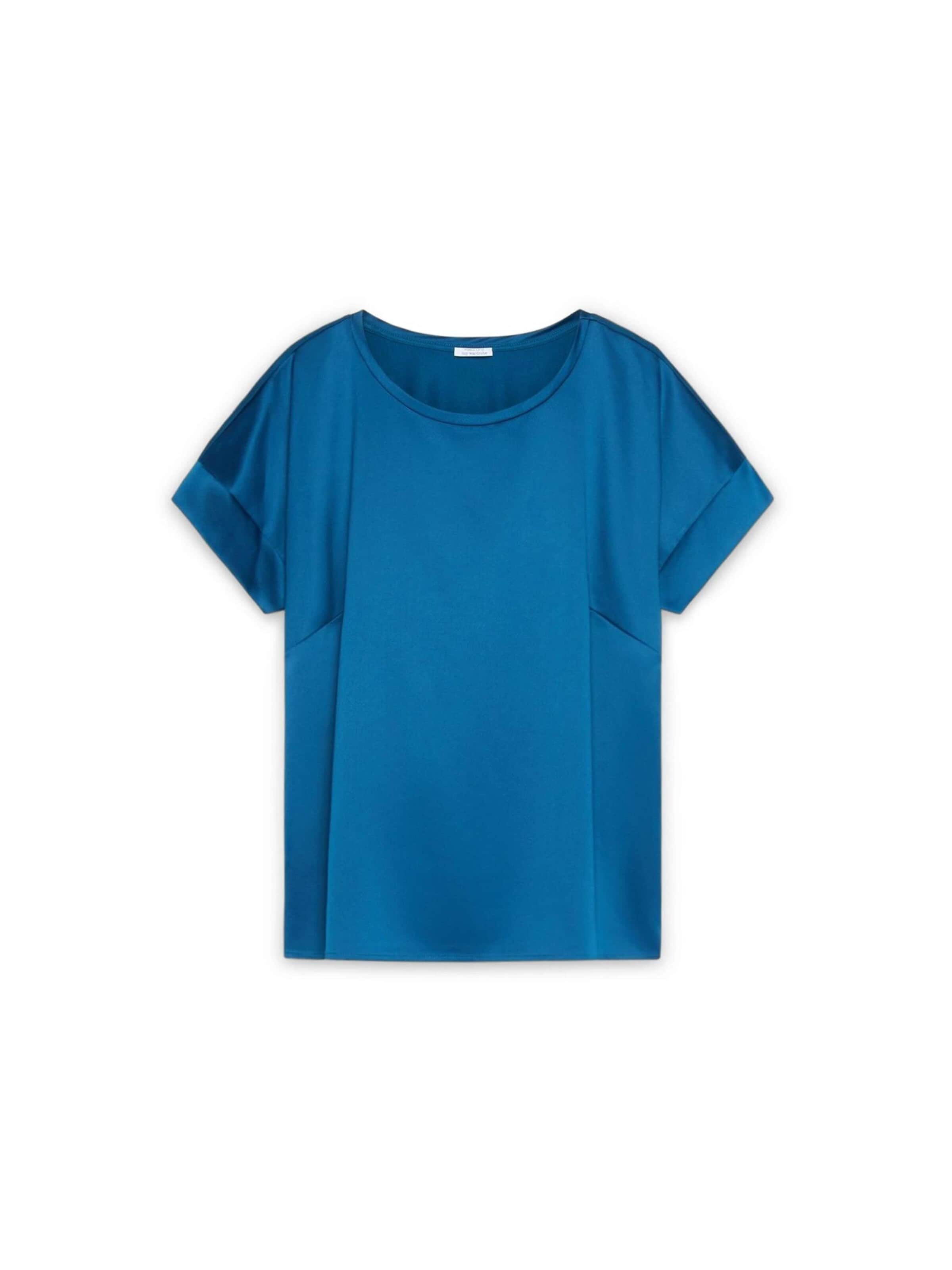 T-shirt Fiorella Rubino en bleu : devant