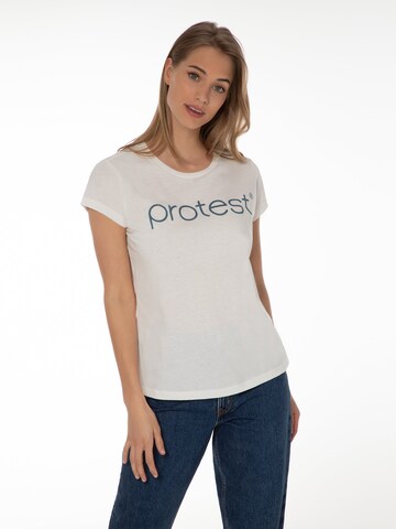 PROTEST Shirt 'CLASSIC LOGO T-SHIRT' in White