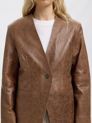 SELECTED - Chaqueta de entretiempo en marrón