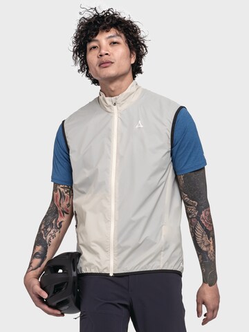 Schöffel Bodywarmer ' Bike Vest Style Cannobio MNS ' in Wit: voorkant