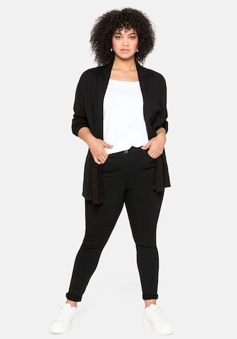 SHEEGO Knit cardigan in Black