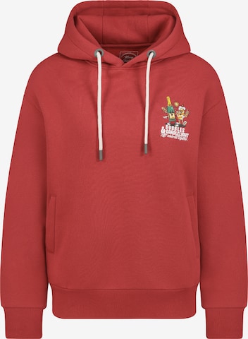 Sublevel Sweatshirt in Rot: Vorderseite