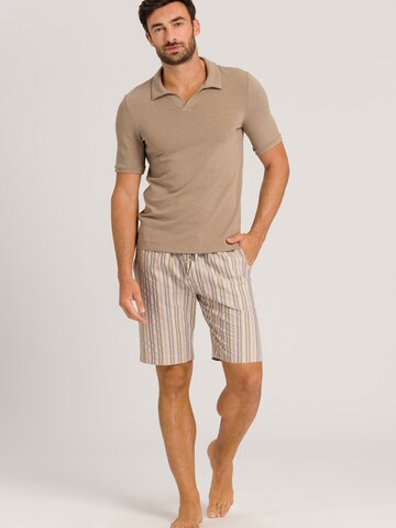 Hanro Schlafshorts ' Night & Day ' in Beige