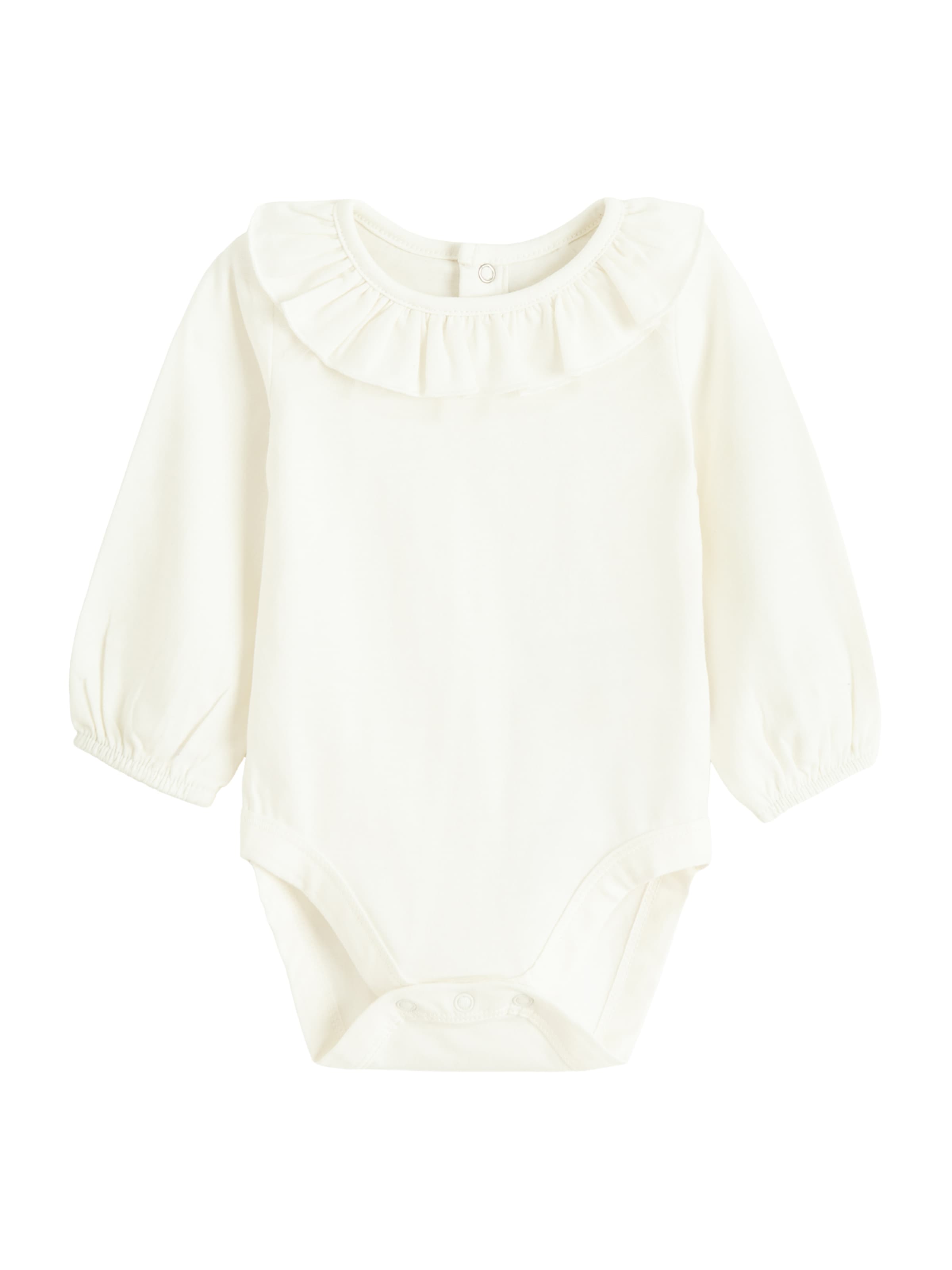 Cool Club Romper/Bodysuit in White: front