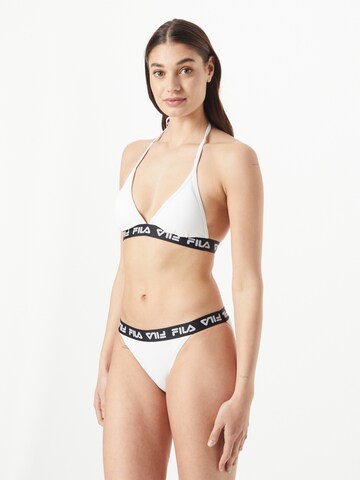 Triangolo Bikini sportivo 'SPLIT' di FILA in bianco: frontale