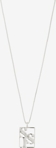 Pilgrim Necklace 'Love Tag' in Silver