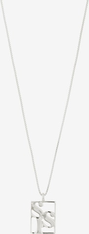 Pilgrim Halsband 'Love Tag' i silver