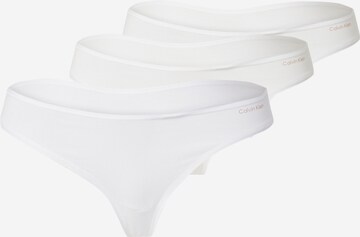 Tanga de la Calvin Klein Underwear pe alb: față