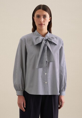 SEIDENSTICKER Blouse 'Schwarze Rose' in Blue: front