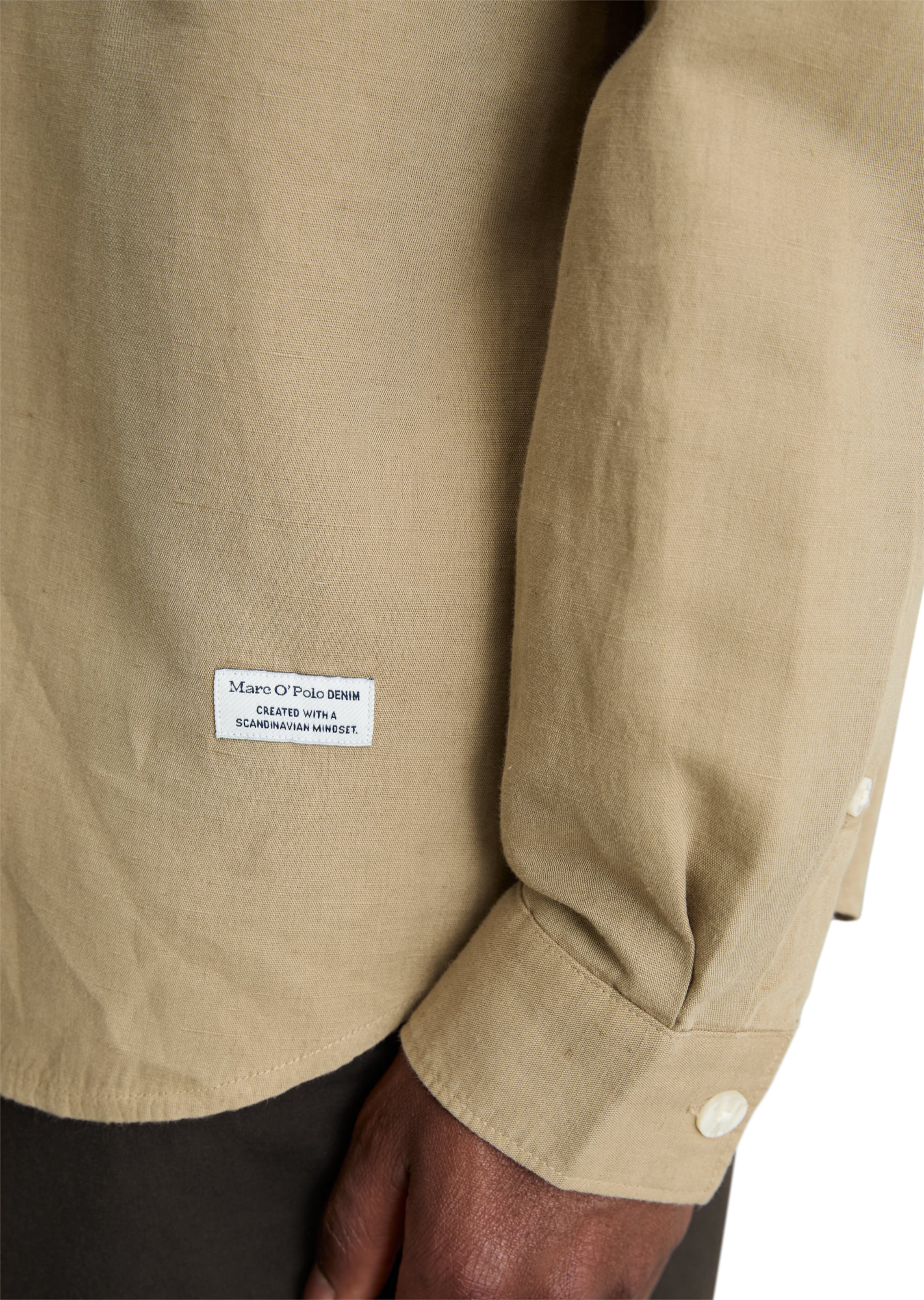 Marc O'Polo DENIM Regular fit Overhemd in Bruin