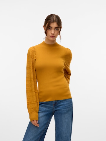 VERO MODA Tröja 'VMNEWLIMONE' i gul: framsida