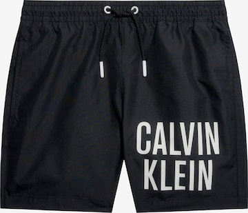 Calvin Klein Swimwear Board Shorts 'Intense Power' in Black: front