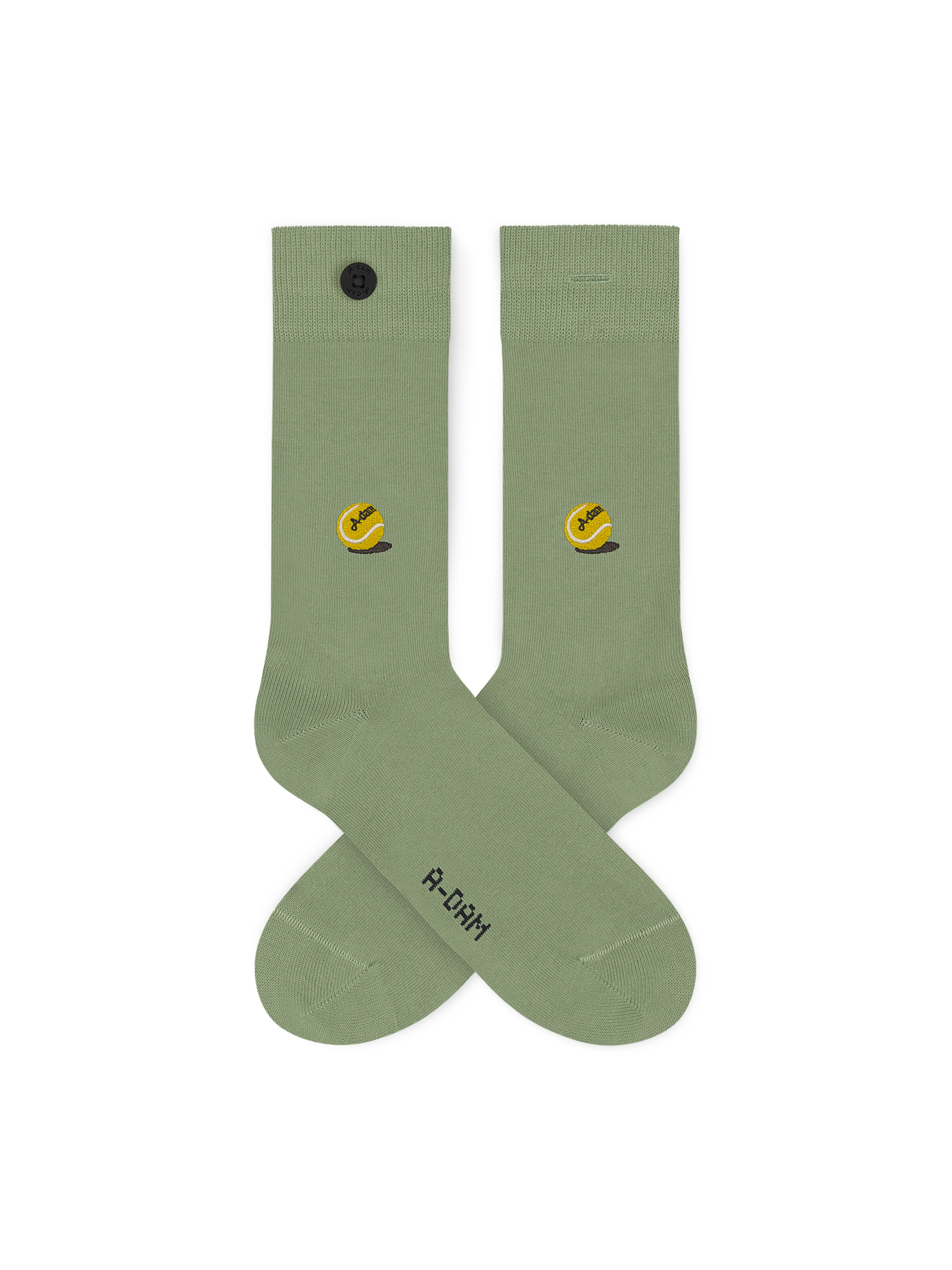 A-dam Socks 'Tennisball' in Green