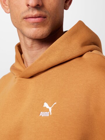 PUMA Sweatshirt 'Classics' in Brown