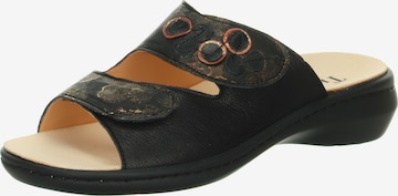 THINK! Pantolette 'Camilla' in Schwarz: Vorderseite