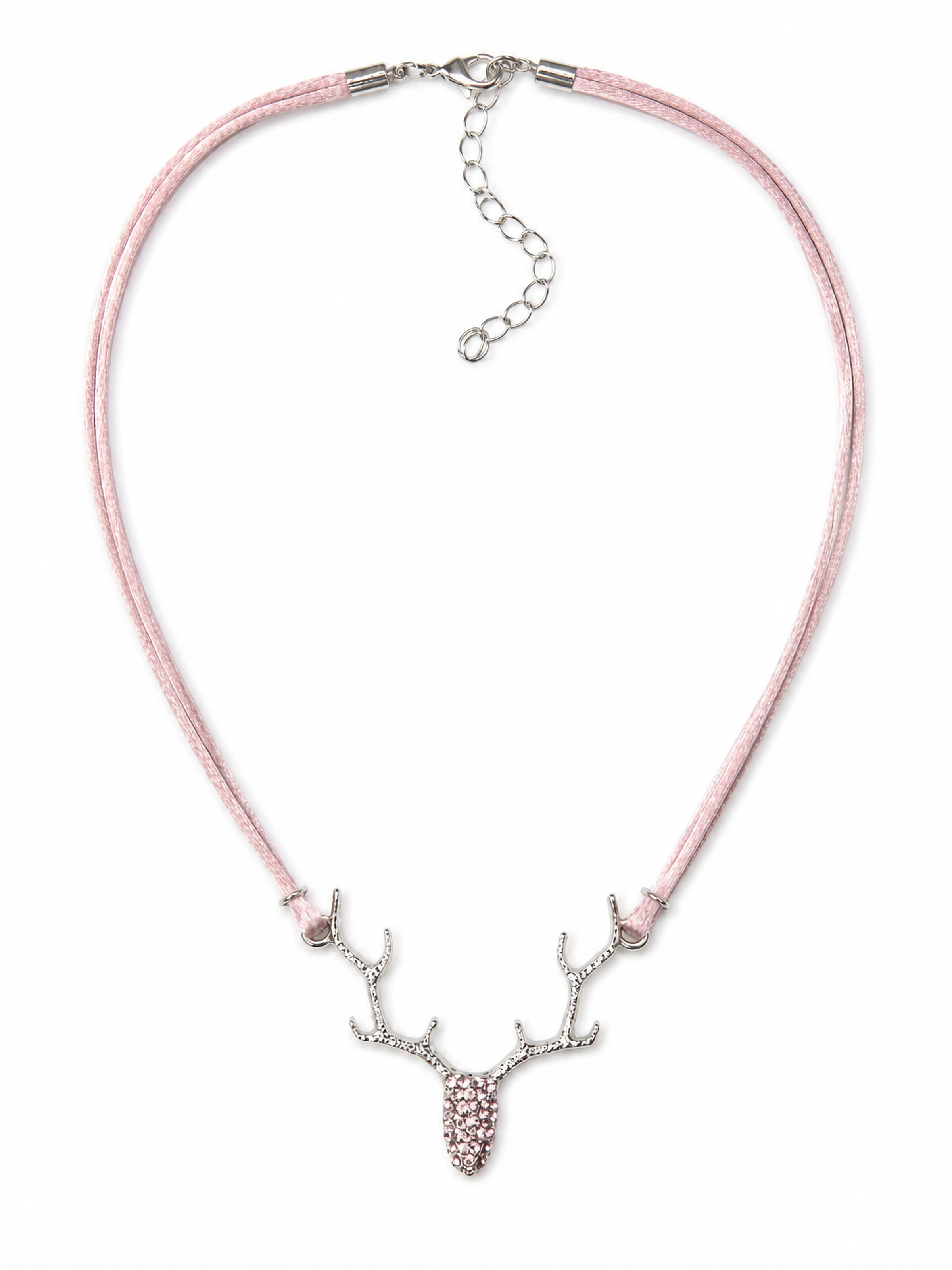 Allgäu Rebell Trachtenkette 'Rosi' (Hellpink) von About You – 34,89€